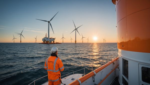 Comment fonctionne un parc éolien en mer ?